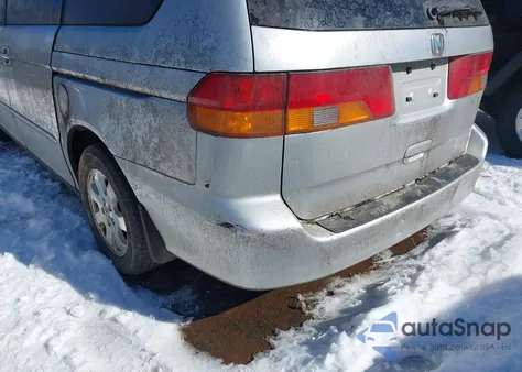 2002 Honda Odyssey Ex-L z USA, uszkodzony, nr VIN 5FNRL18922B055643